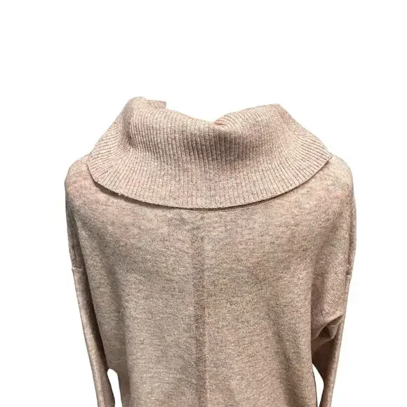 Sundance Sweater Sz M Gracie Isle Cowl Neck Pink Oversized Cozy Cottagecore - Picture 6 of 9